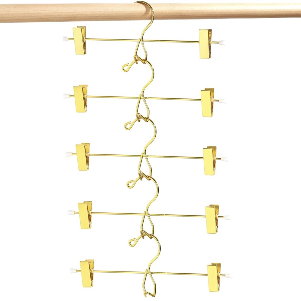 🔟 Gold Metal Hangers Set - Picture 2 of 8